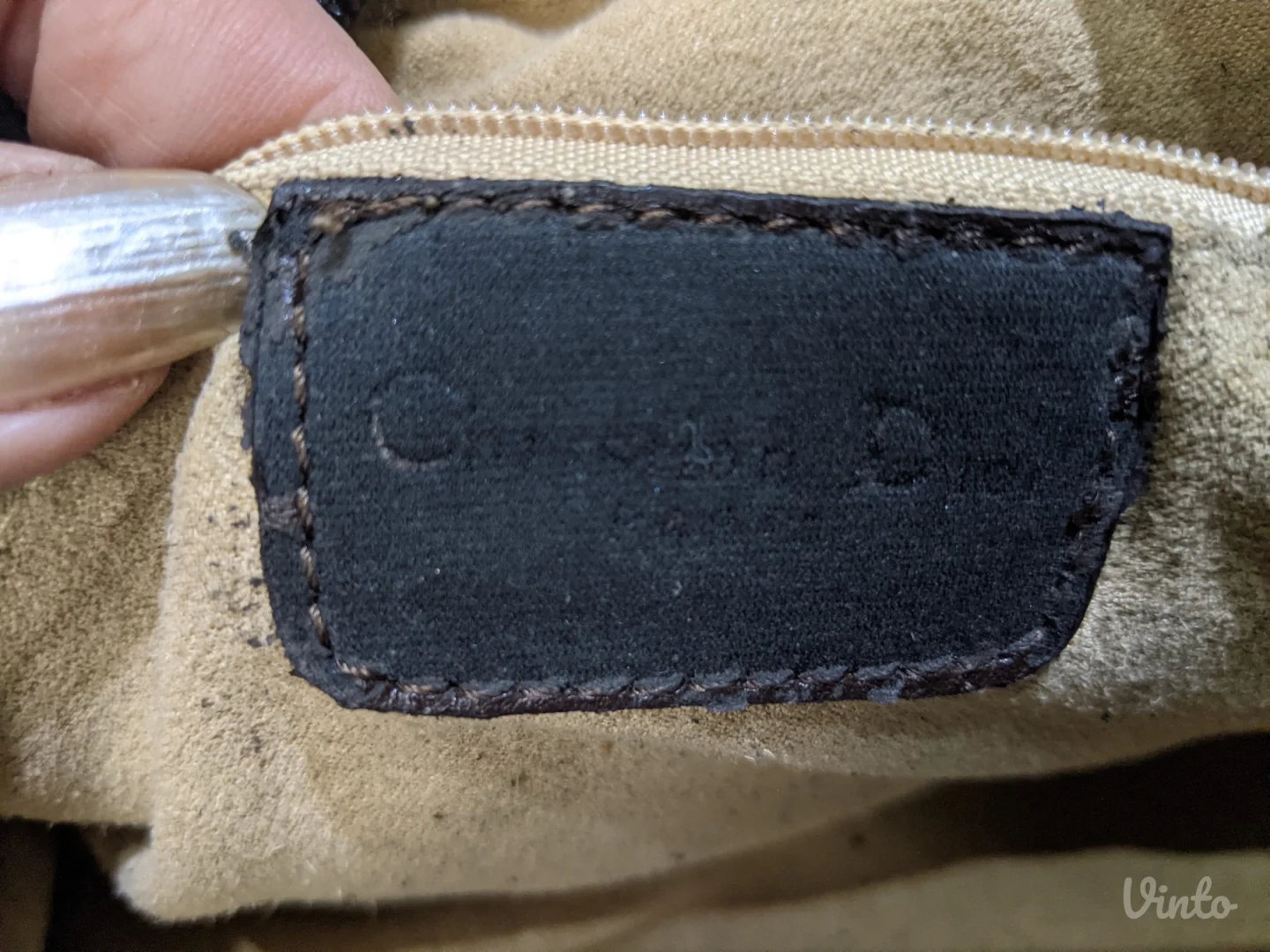 Christian Dior - prirodna koža, velur - model bowling