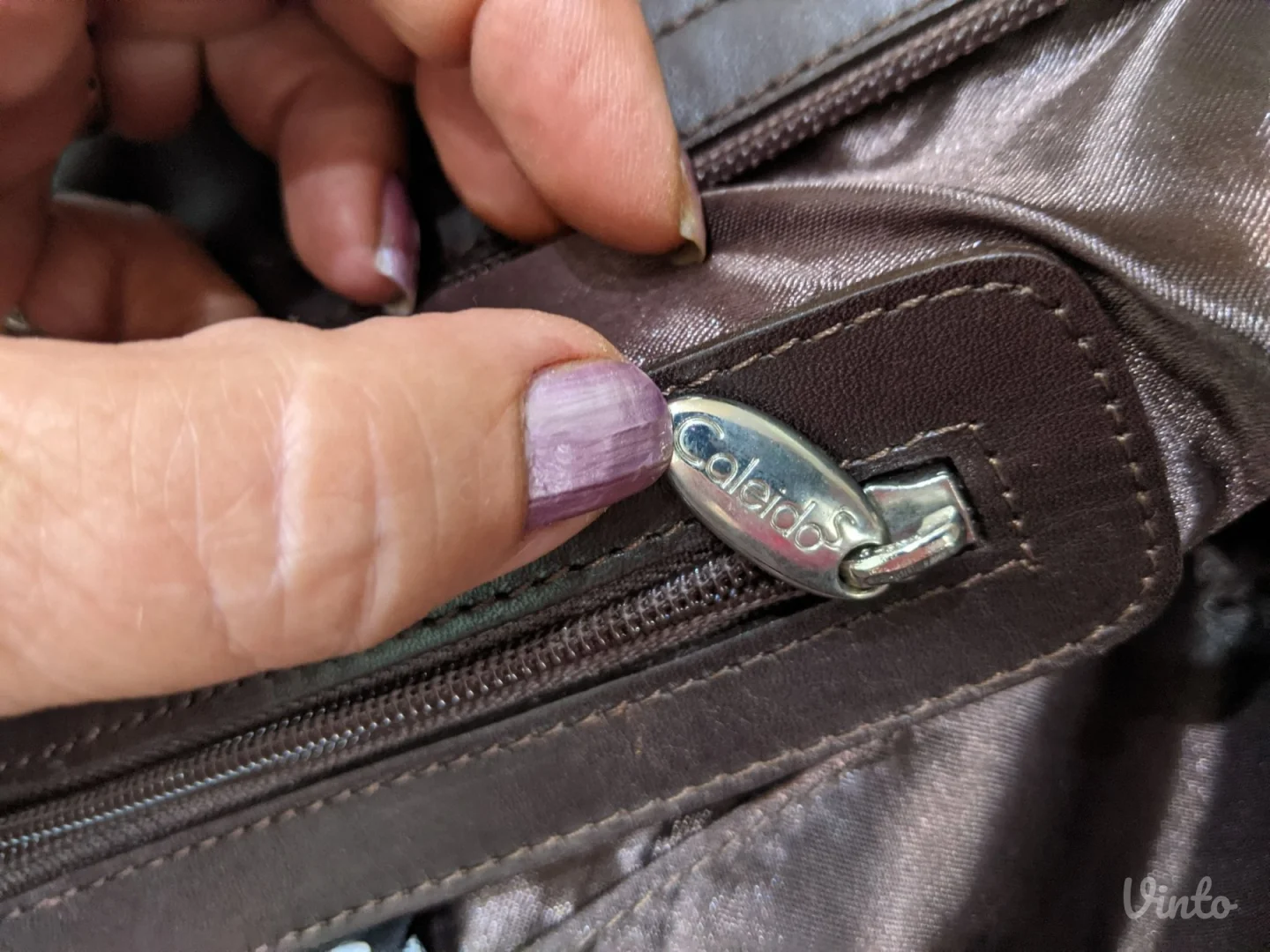 CALEIDOS -Original-Nova-Prirodna koža+Velur-Velika