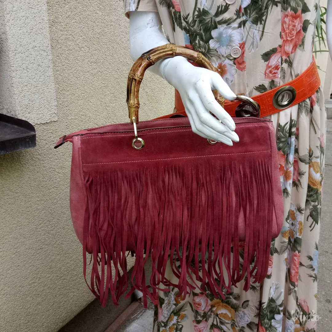 Paolo Bags - Original - Velika - NOVA - Velur koza