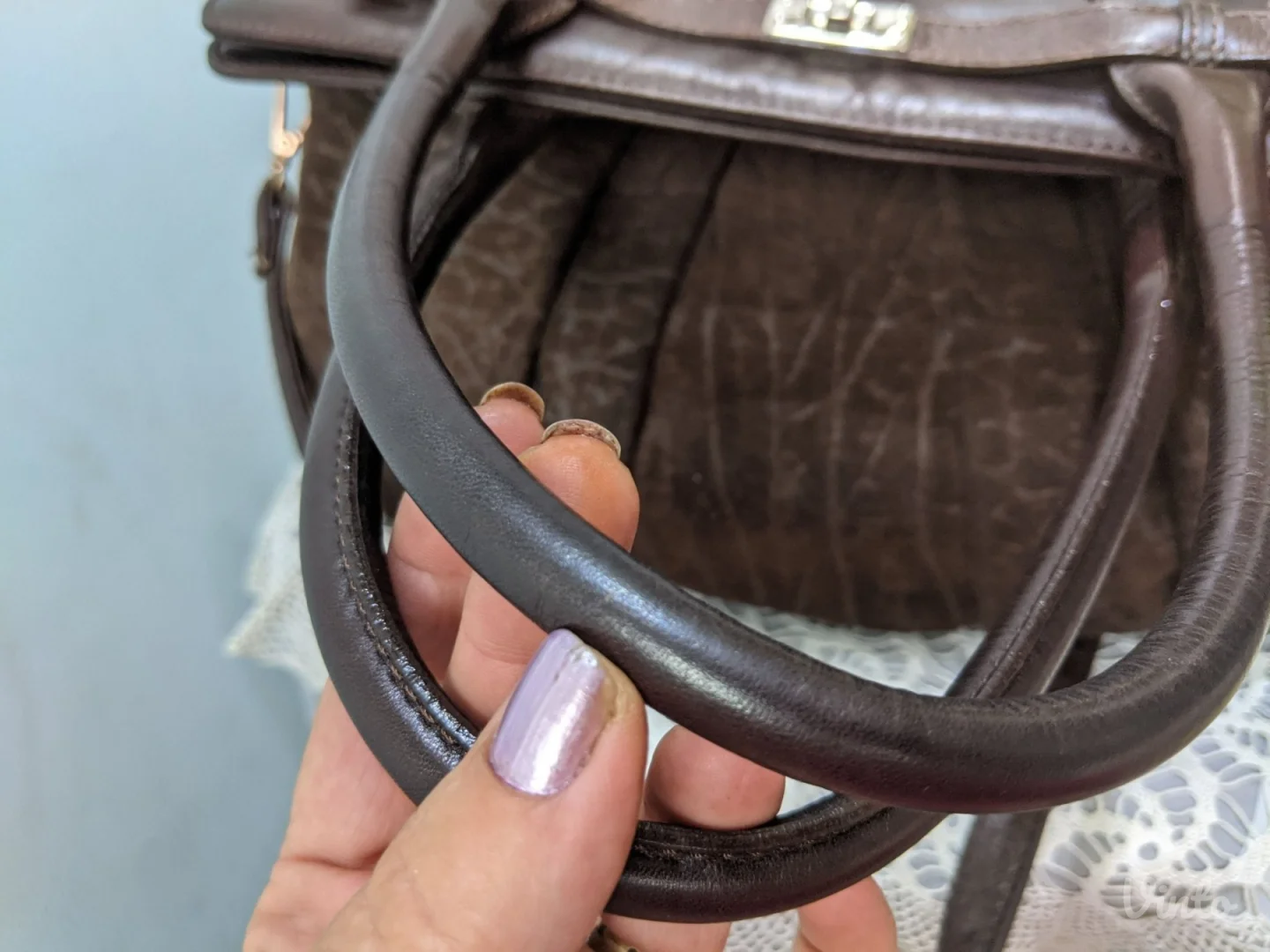 CALEIDOS -Original-Nova-Prirodna koža+Velur-Velika