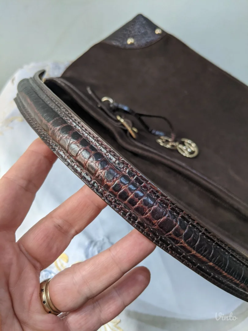 Max Mara - Prirodna koža + Velur - Original - Velika