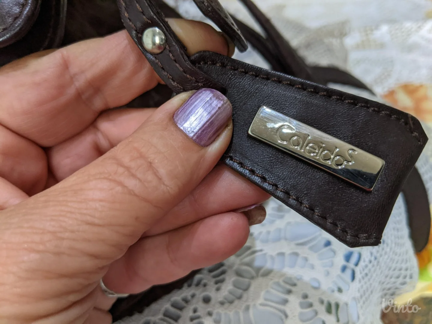 CALEIDOS -Original-Nova-Prirodna koža+Velur-Velika