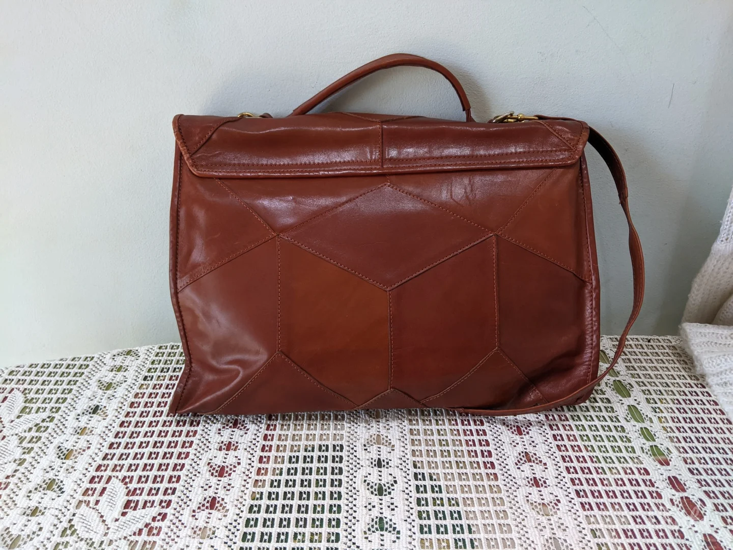 Poslovno damska tašna, prirodna koža - NOVA