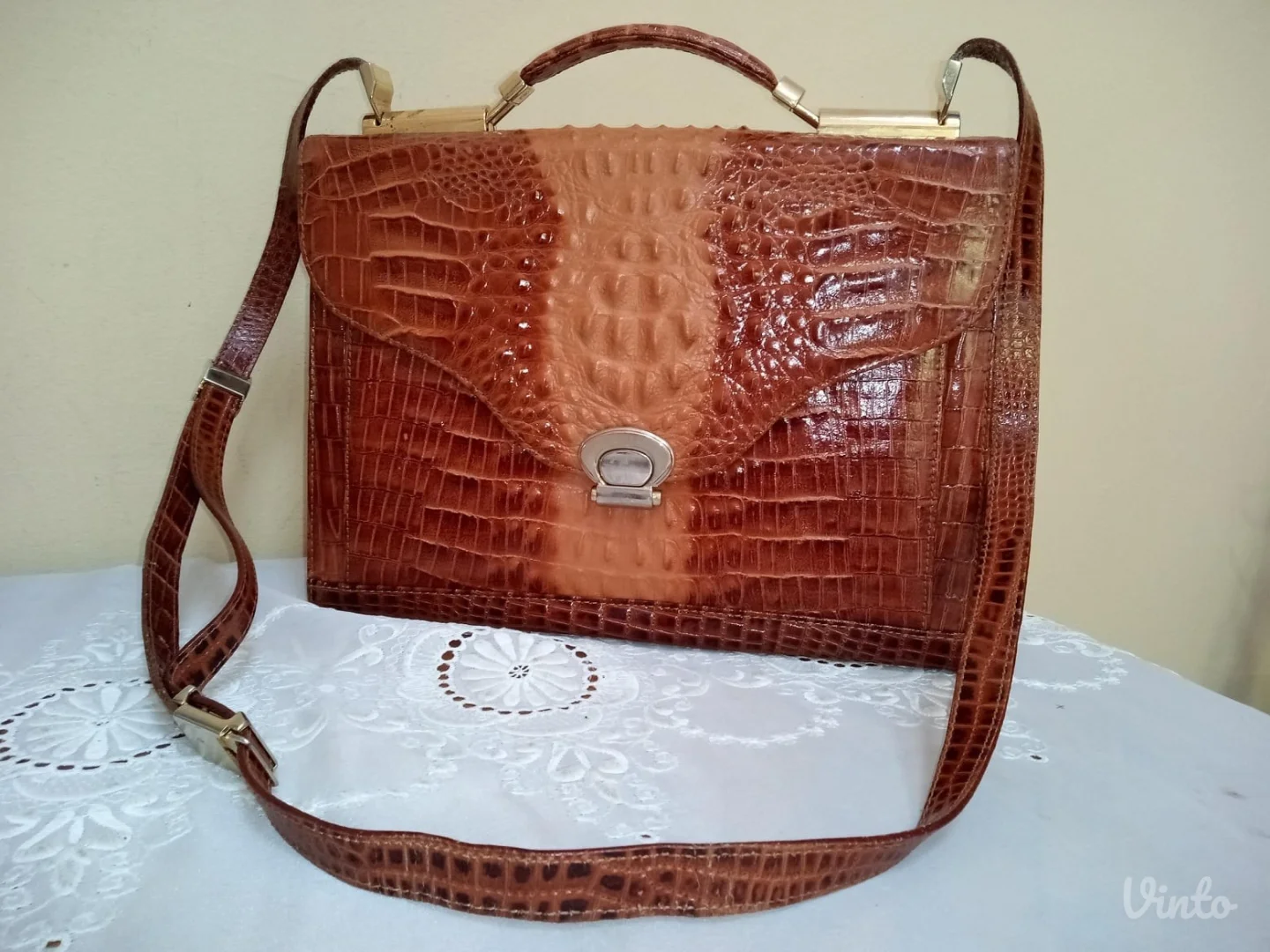 LA MONTE CREAZIONI-Prirodna krokodilska koza-NOVA-Orig.