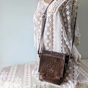 Giorgio Armani -Nova - prirodna koža - kroko lak