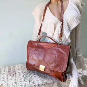 Poslovno damska tašna, prirodna koža - NOVA