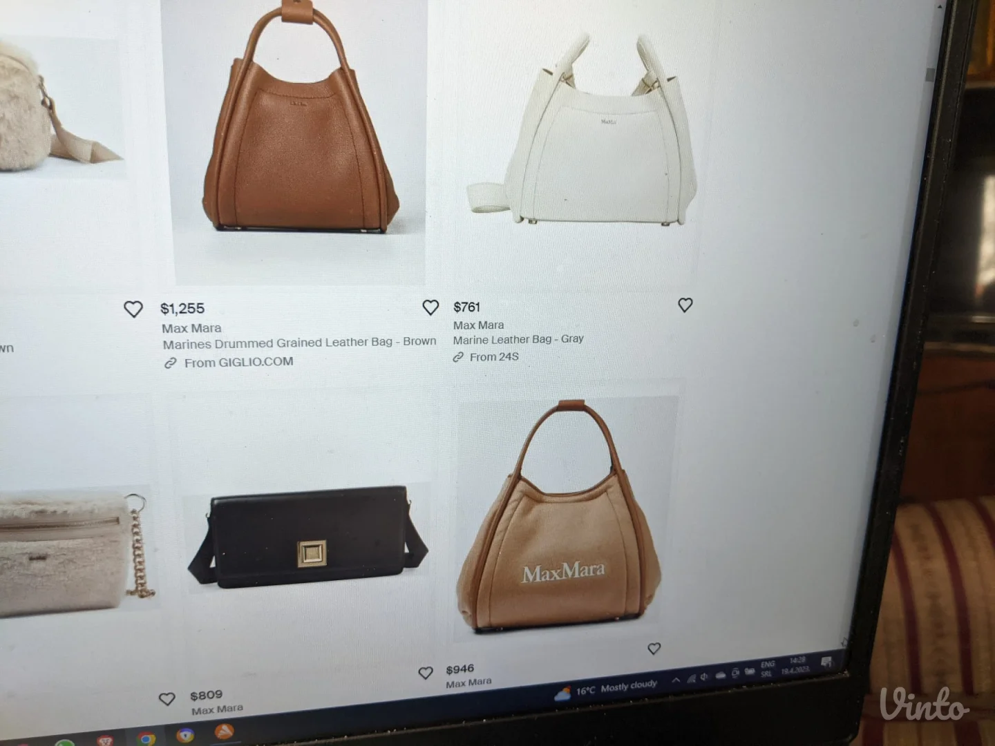 Max Mara - Prirodna koža + Velur - Original - Velika