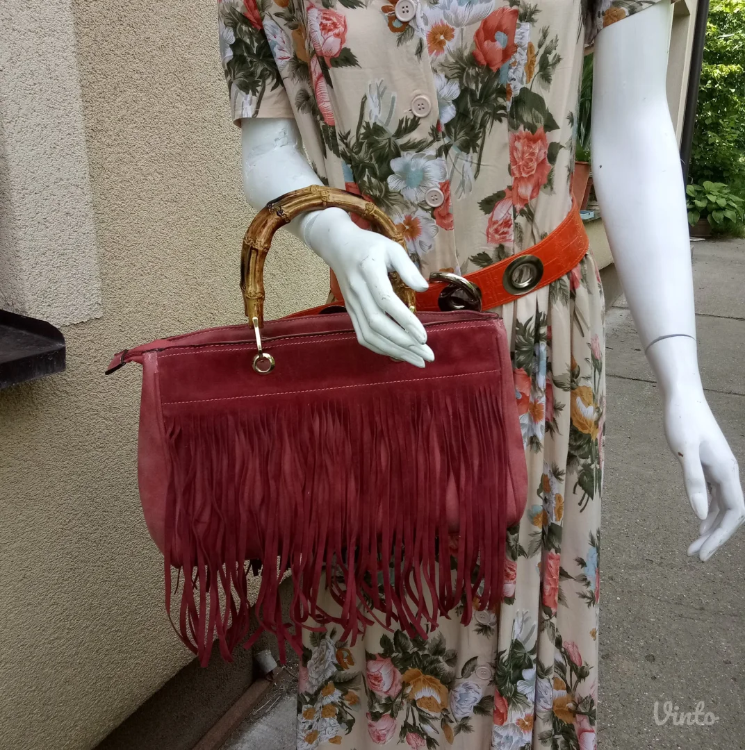 Paolo Bags - Original - Velika - NOVA - Velur koza