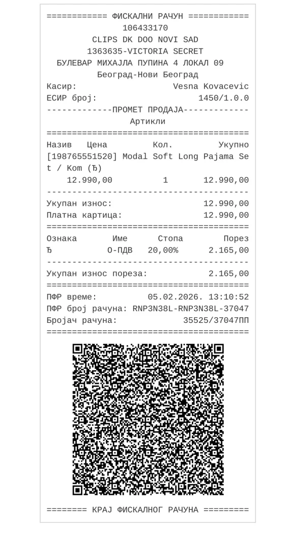 VICTORIA'S SECRET SoSoft™ Modal Long Pajama Set