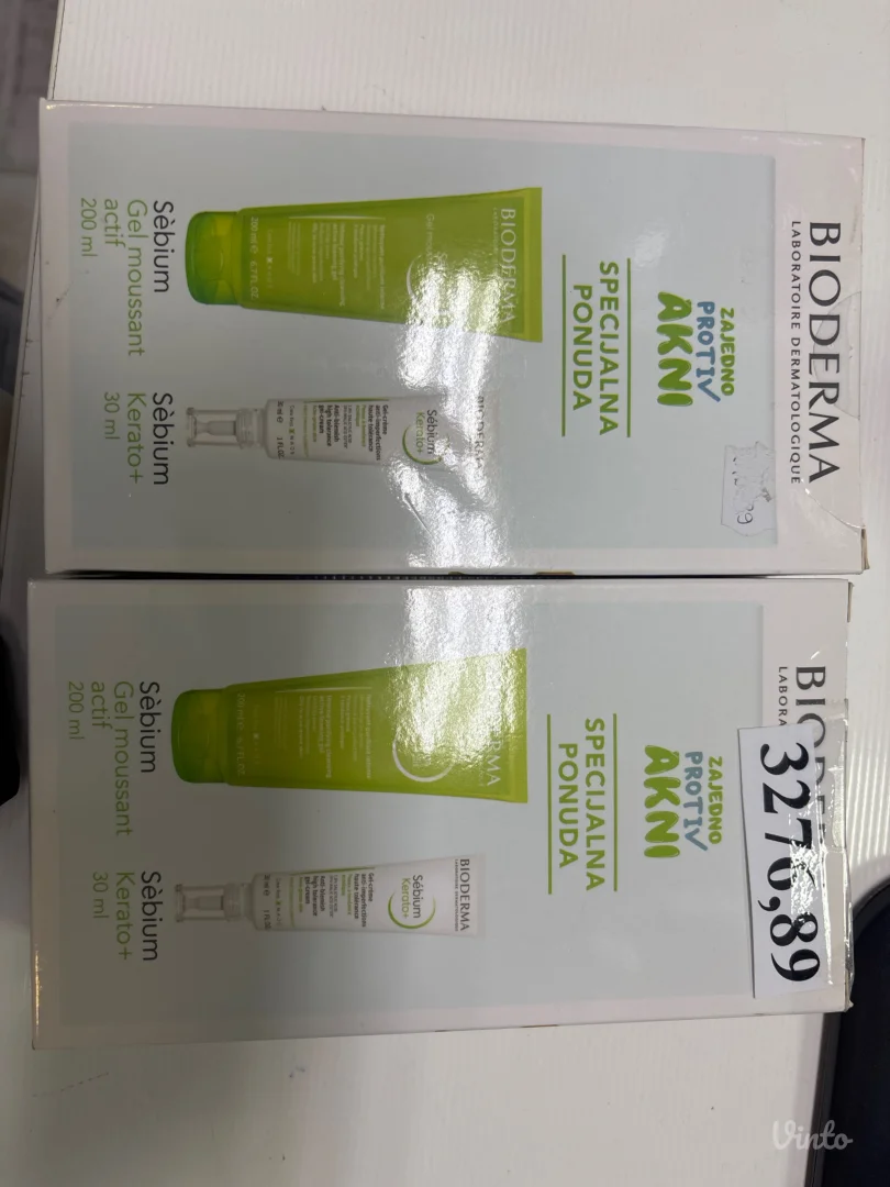 Bioderma sebium gel+kerato krema