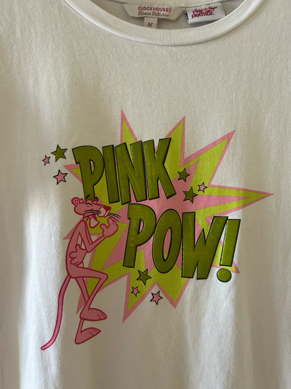 Ženska Majica Bela Pink Panther M (C&A)