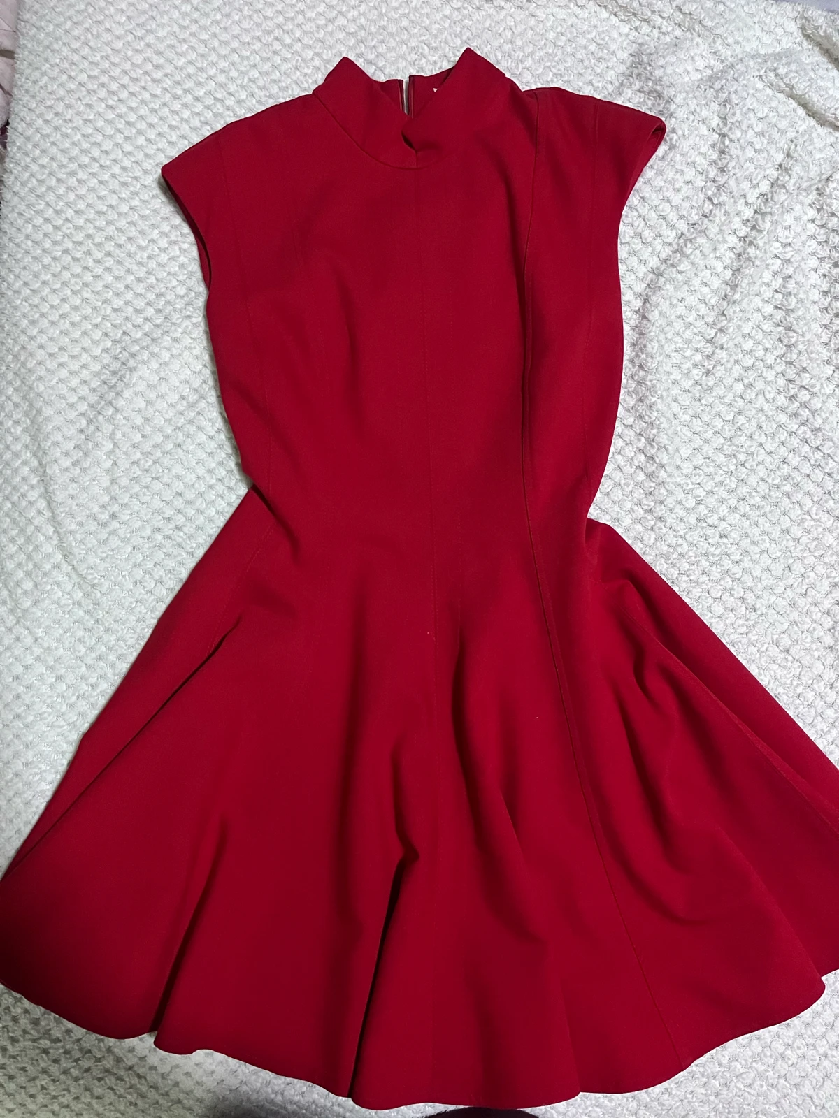 PS Fashion elegantna crvena haljina