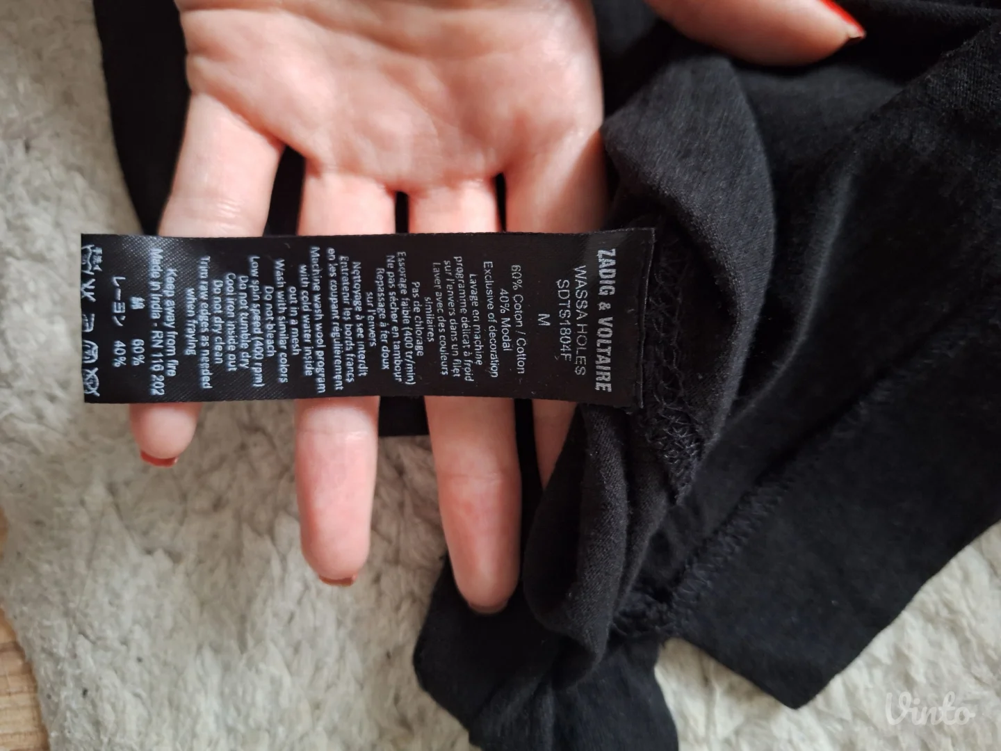 Zadig&Voltaire crna majica