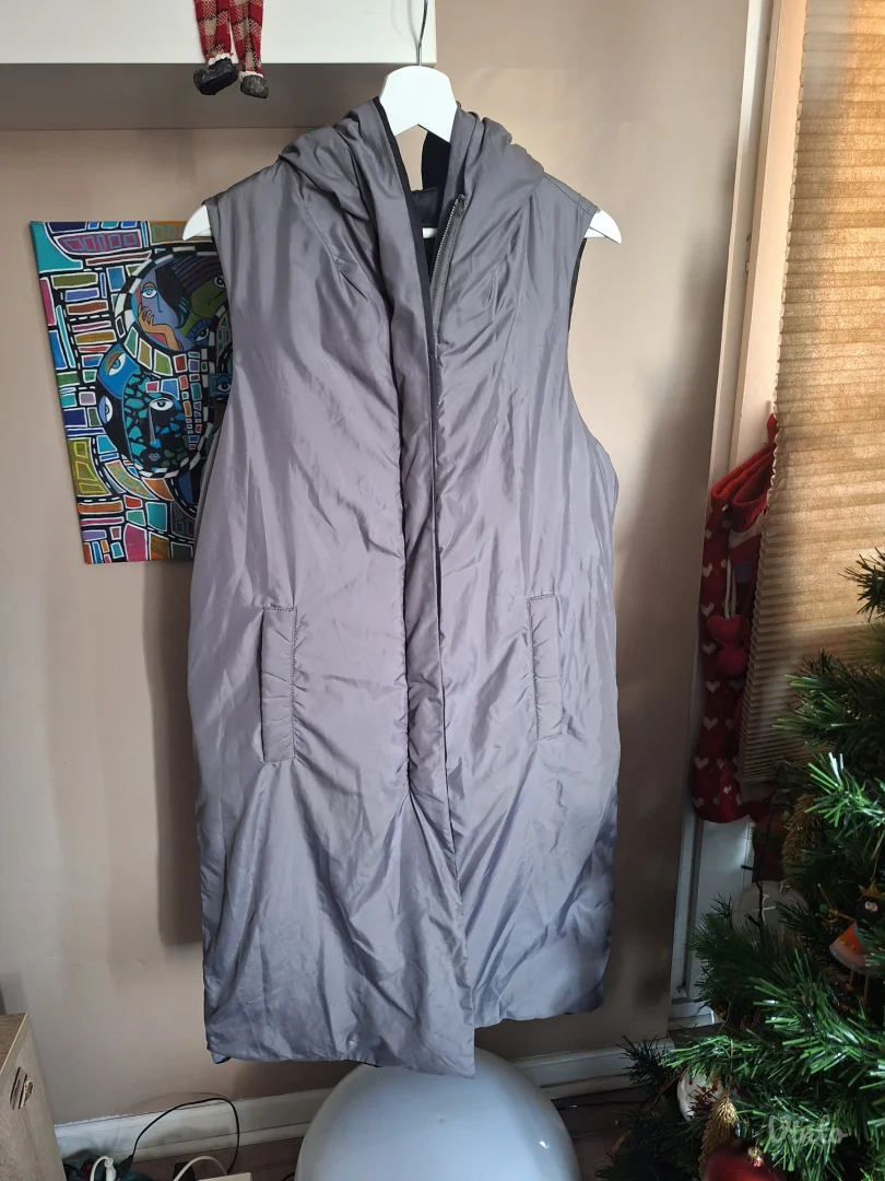 Zara dugacak prsluk sa dva lica