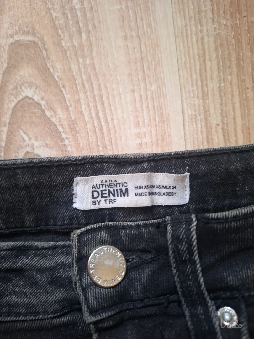 Zara teksas crna suknja