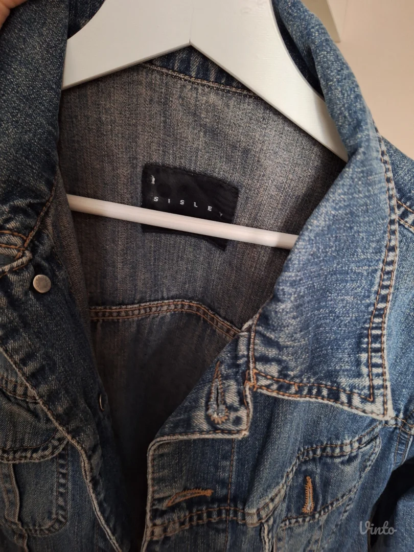 Vintage sisley teksas jakna