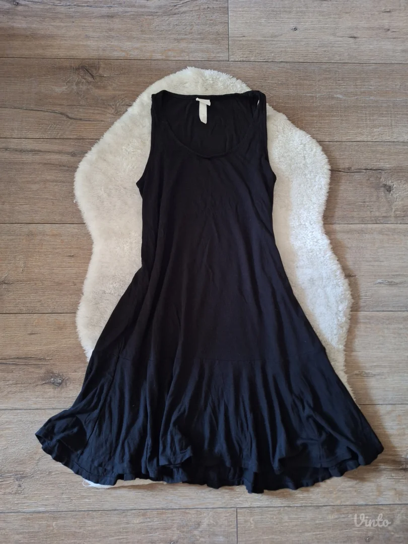 H&M crna letnja haljinica