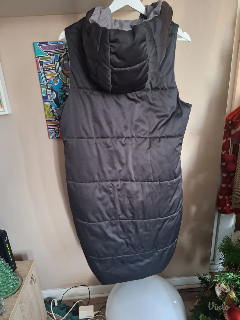 Zara dugacak prsluk sa dva lica