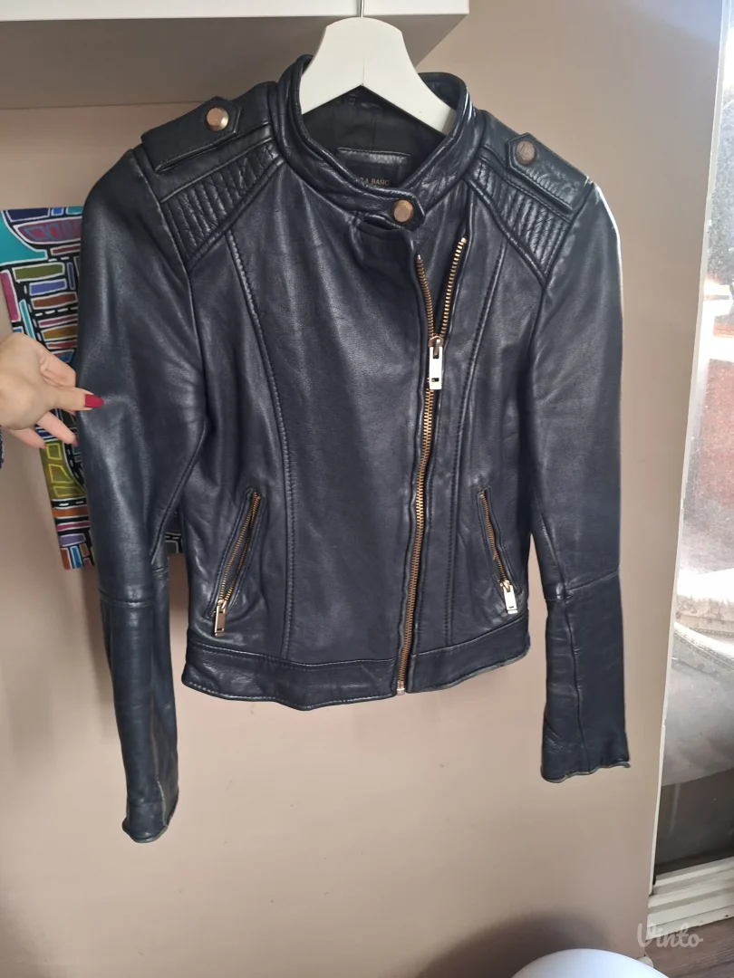 Zara jakna od prave koze