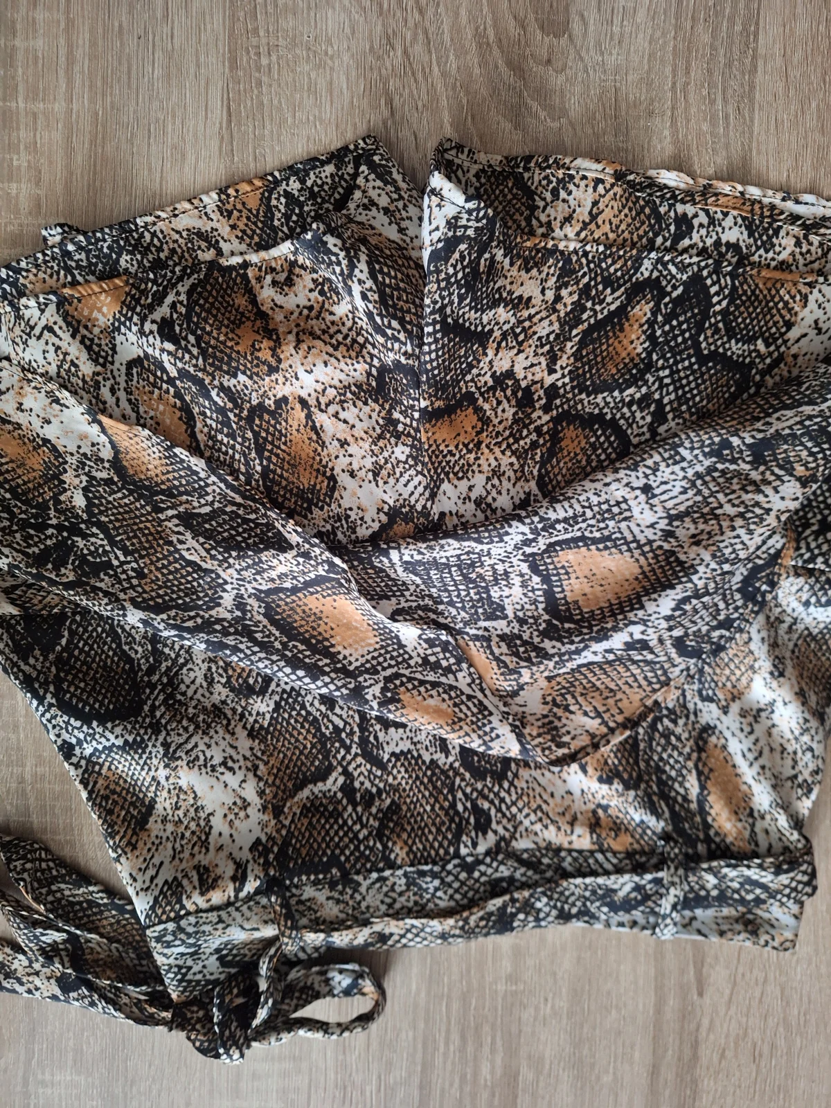 Zara animal print skort