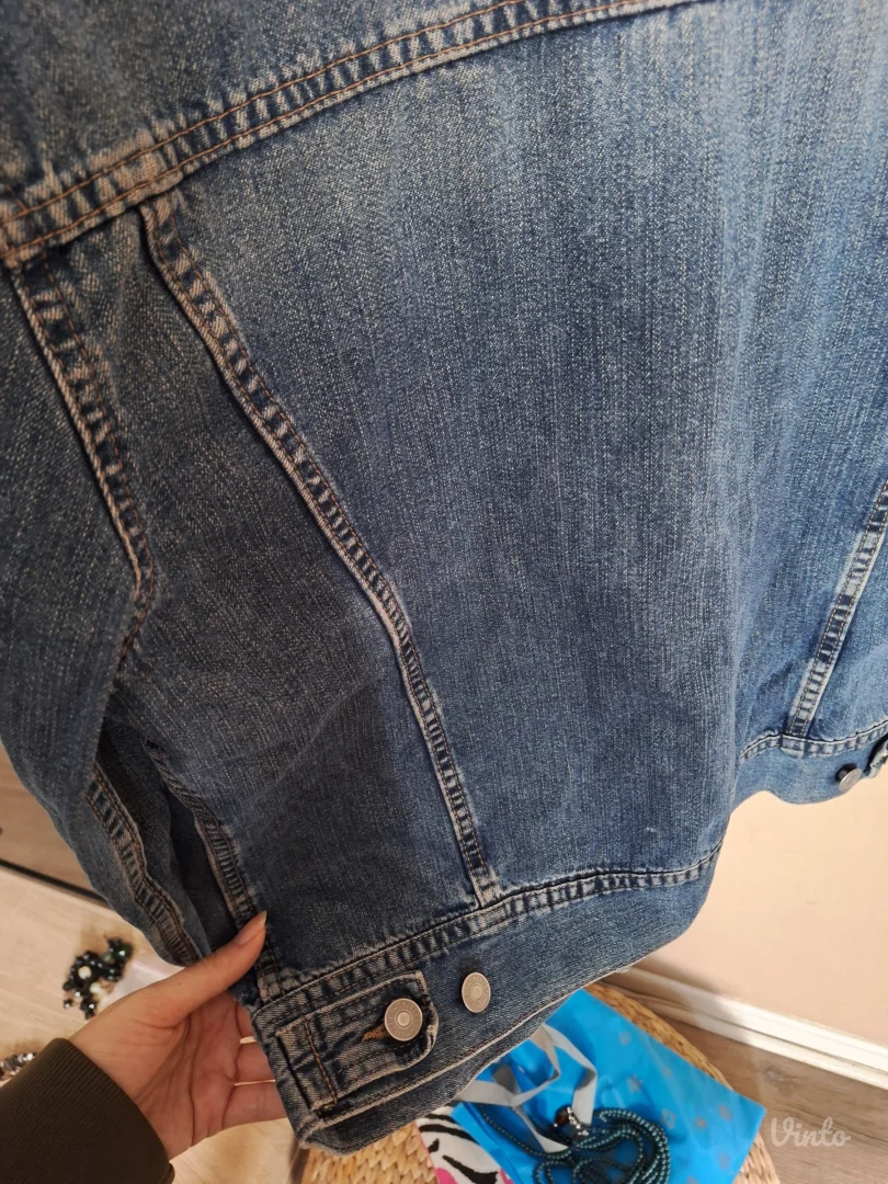 Vintage sisley teksas jakna