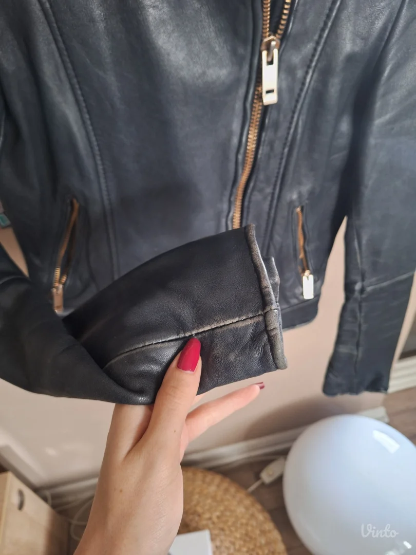 Zara jakna od prave koze