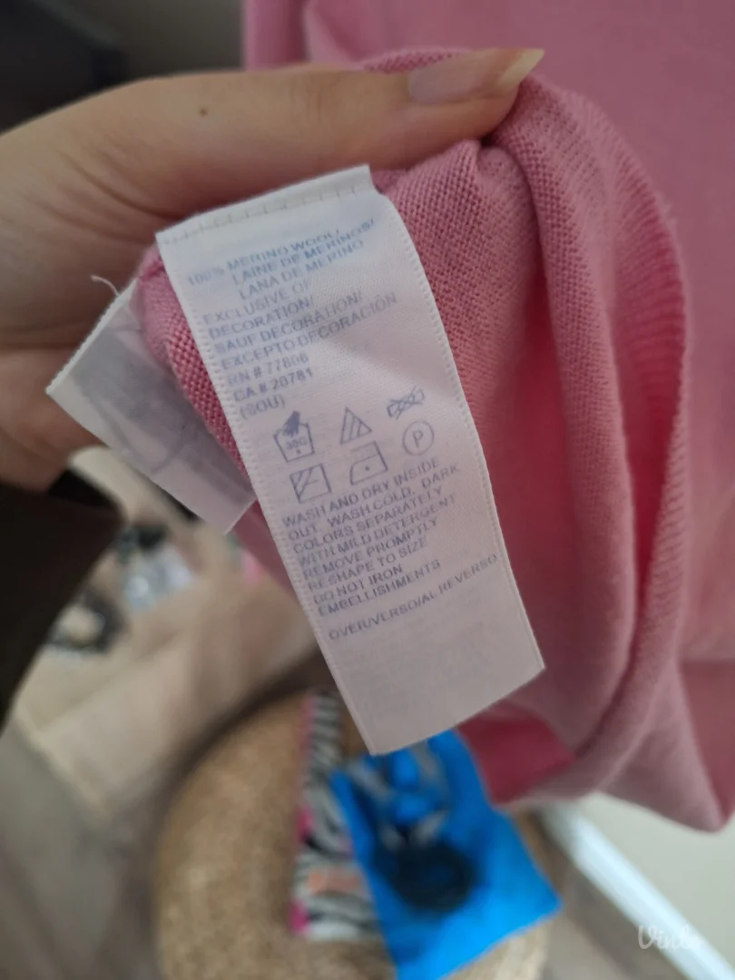 Tommy Hilfiger pink dzemper