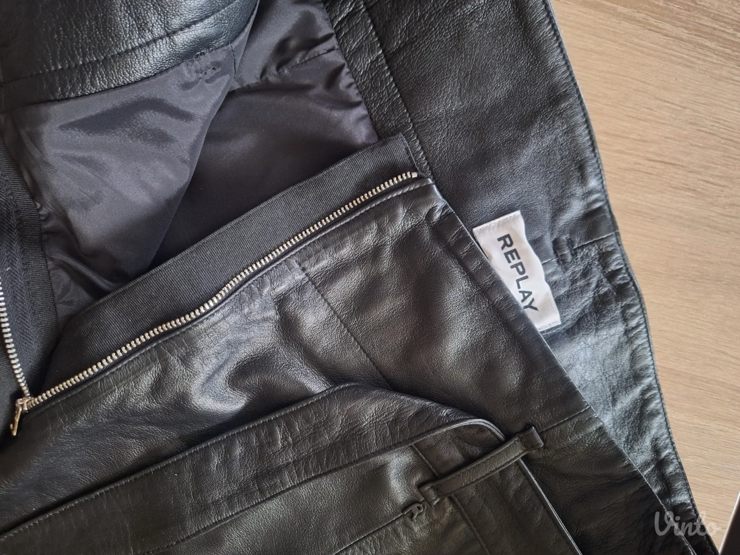 Replay suknja od jagnjece koze