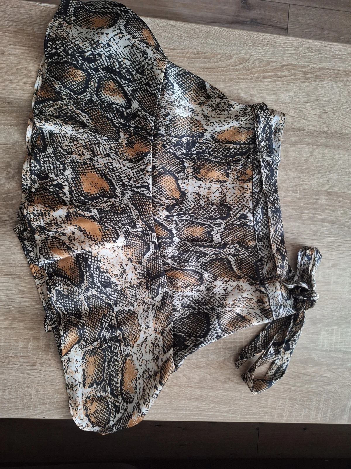 Zara animal print skort
