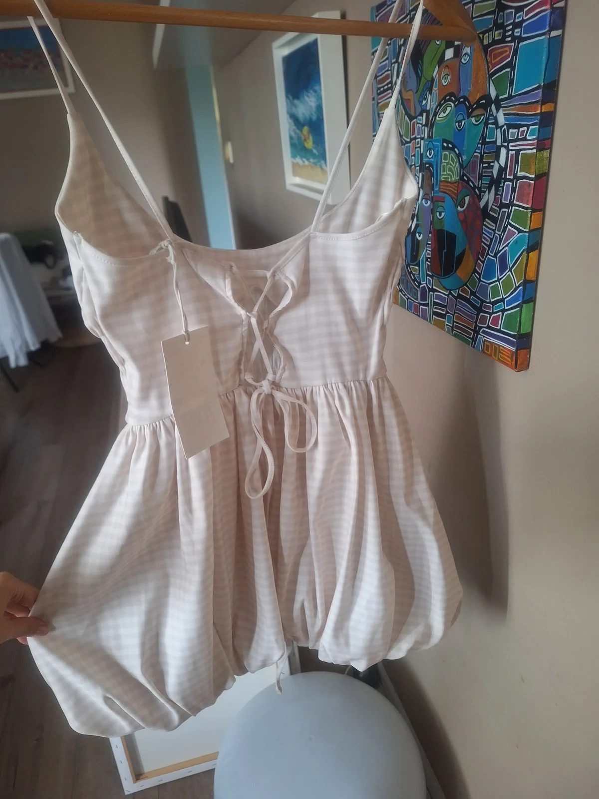Zara nova karirana haljina
