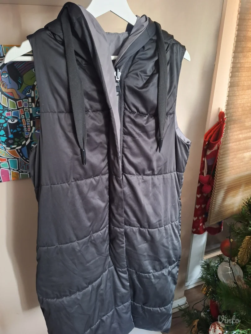 Zara dugacak prsluk sa dva lica