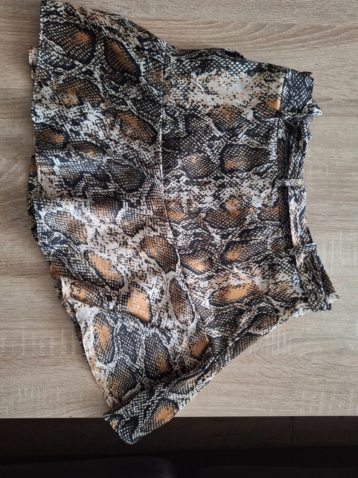Zara animal print skort