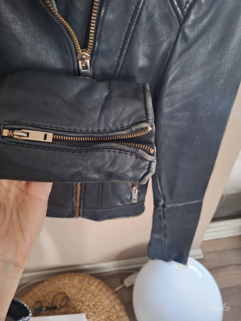 Zara jakna od prave koze