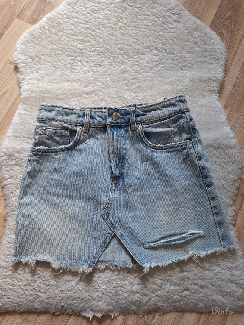 Zara mini teksas suknja