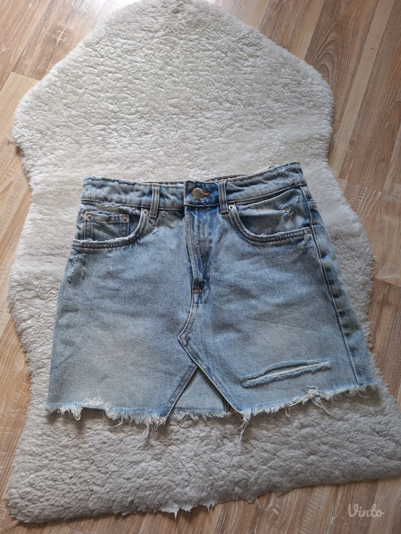 Zara mini teksas suknja