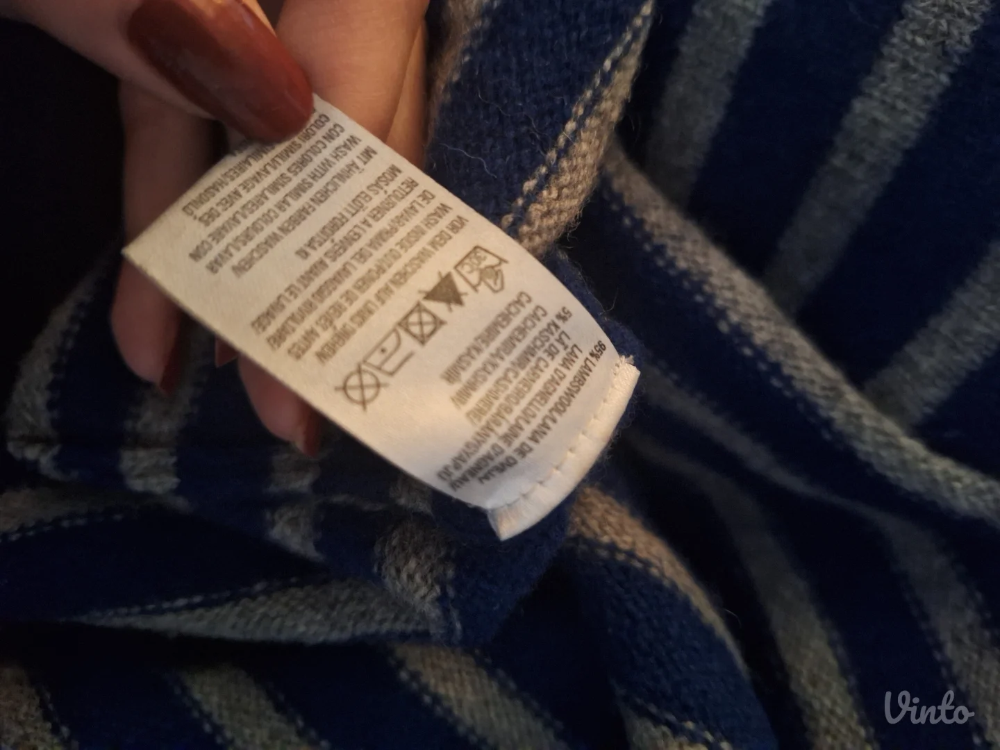 Marco O'Polo prugasti vuneni dzemper