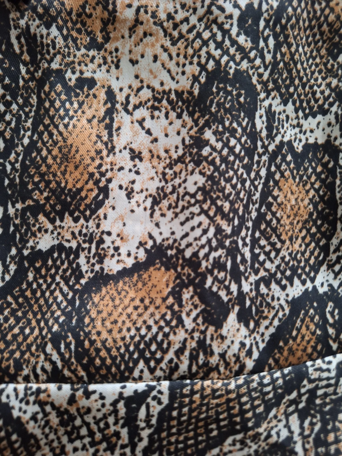 Zara animal print skort