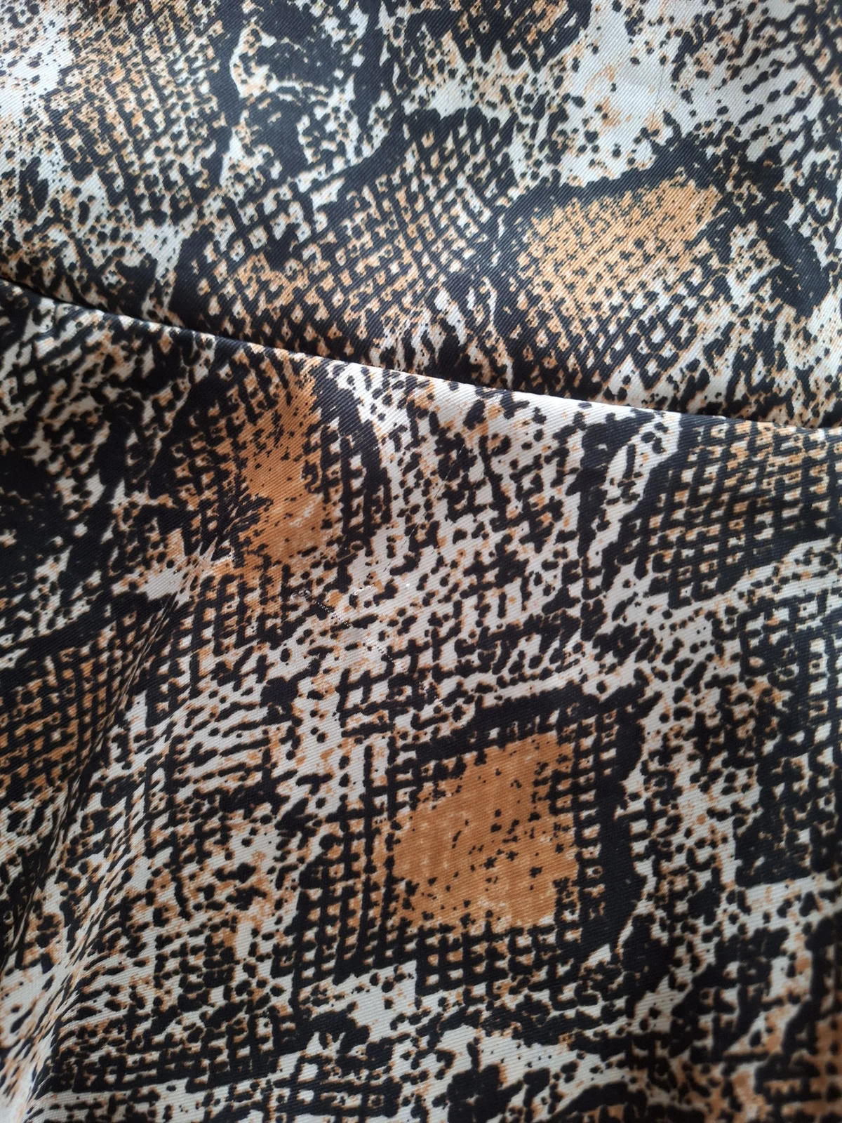 Zara animal print skort