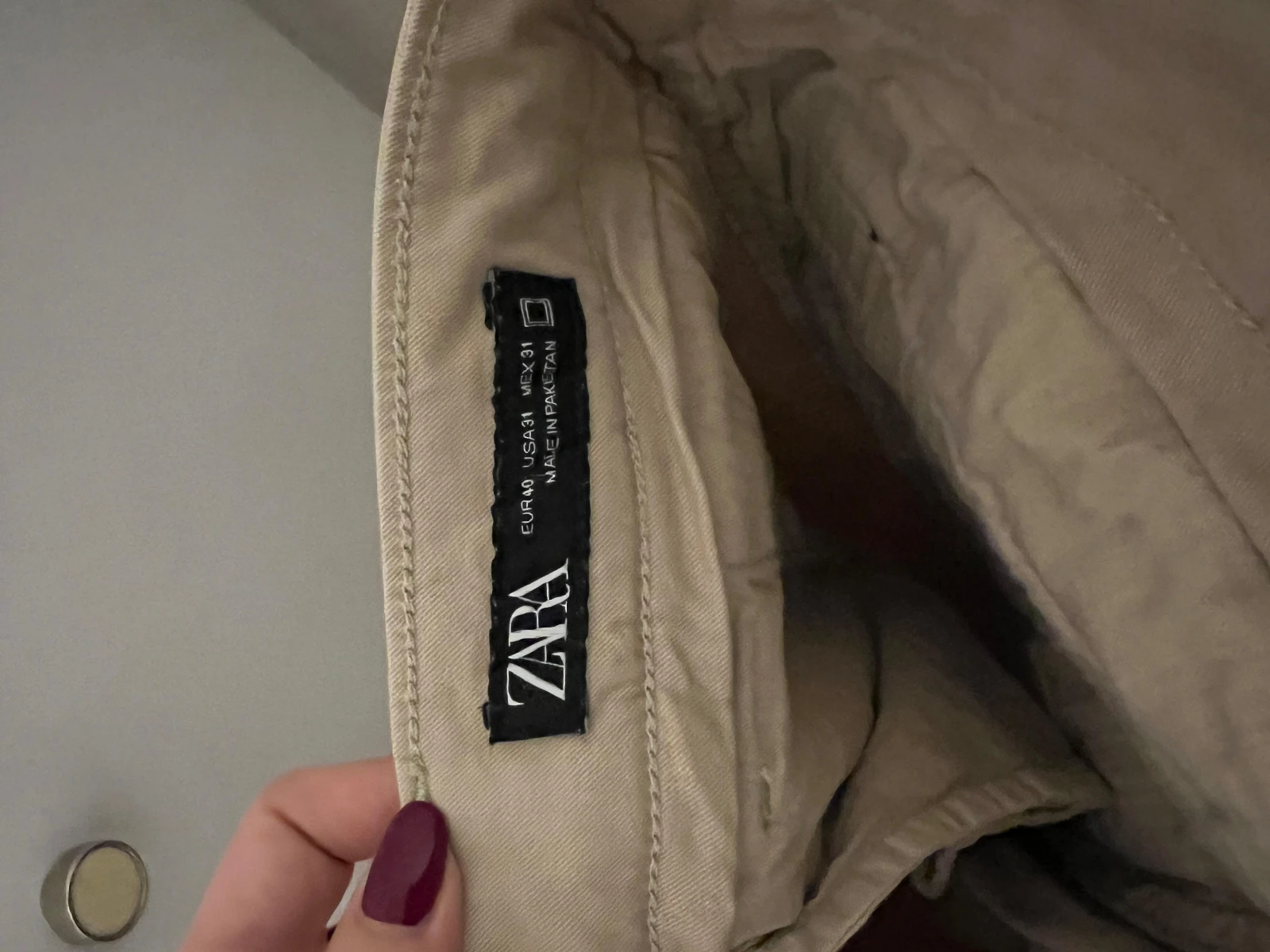 Zara man pantalone