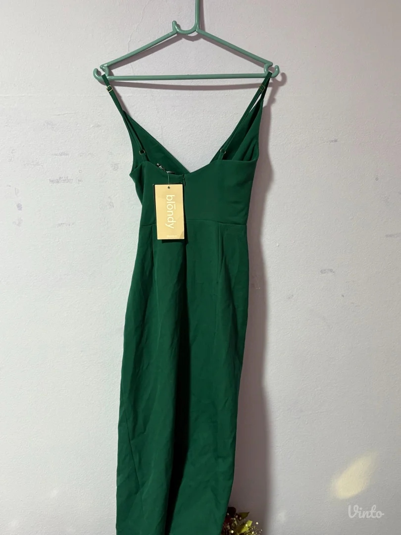 Blondy- zelena haljina