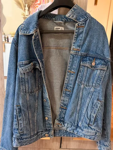 Oversized teksas jakna