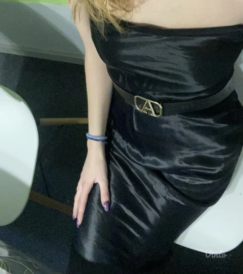 Bershka crna haljina