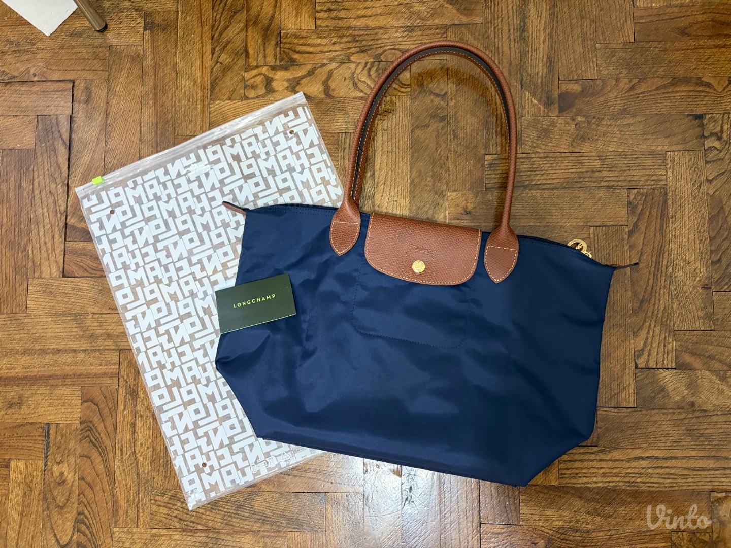 Nova Longchamp Le Pliage M torba teget