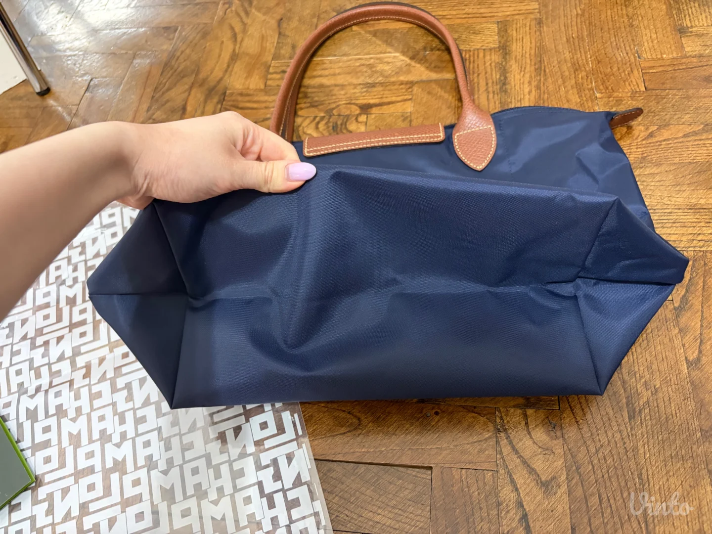 Nova Longchamp Le Pliage M torba teget