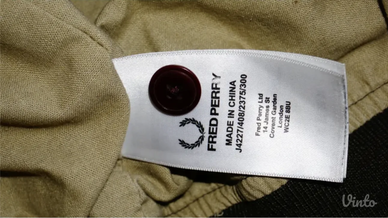 Fred Perry x Paddy Smith bomber jakna