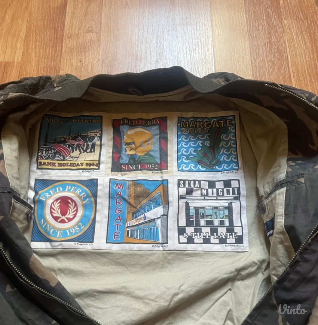 Fred Perry x Paddy Smith bomber jakna