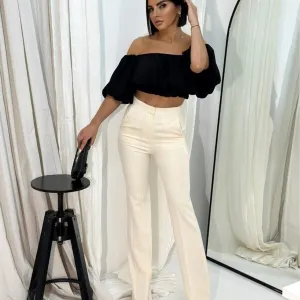 BLONDY zvonaste pantalone visokog struka