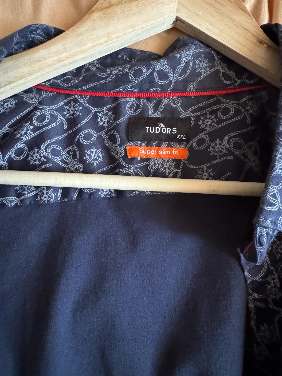 Tudors XXL Super Slim Fit muška košulja