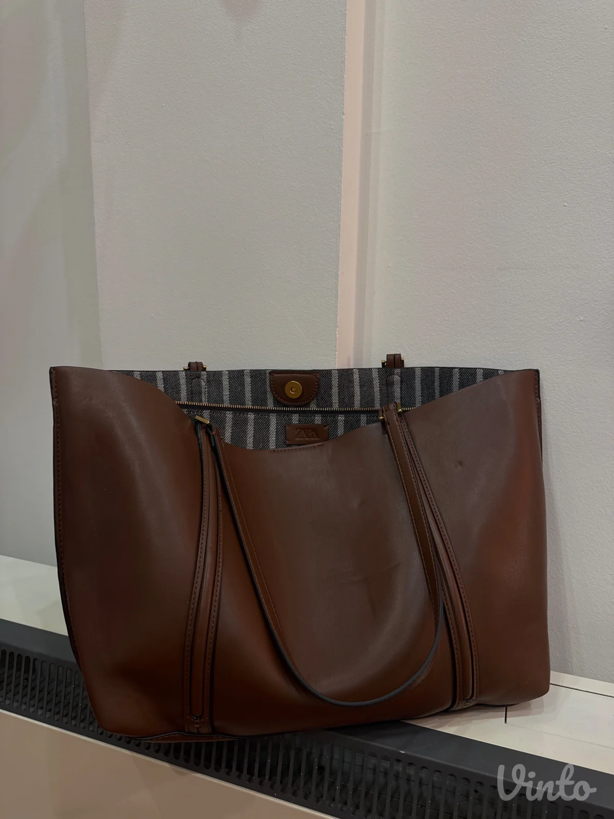 Zara braon torba