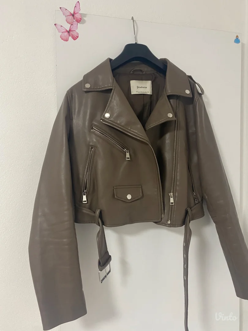 Stradivarius kozna jakna